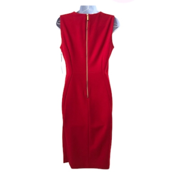 ❤️🆕 New Calvin Klein Red Dress (Women’s Size 6) - Picture 6 of 9